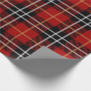Search for red tartan wrapping paper Black