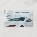 Search for used car sales business cards Dealership