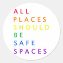 Search for safe space stickers Rainbow