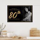 Search for gold 80th birthday party decor Simple