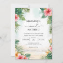 Search for paradise wedding invitations Summer