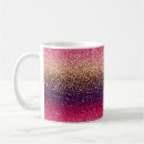 Search for pink ombre mugs Glitter