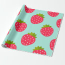 Search for strawberries wrapping paper Summer