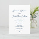 Search for marriage wedding invitations Navy blue