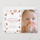 Search for pink strawberry invitations Baby girl
