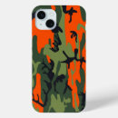 Search for camouflage and orange iphone cases Military