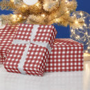 Search for red and white plaid wrapping paper Pattern
