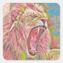 Search for roaring lion stickers Animal