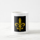 Search for gold fleur de lis mugs New orleans