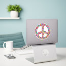 Search for peace sign stickers hippy
