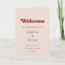 Search for retro wedding programs Order of events