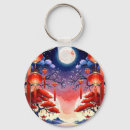 Search for chinese design key rings Red