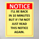 Search for notice posters Humour