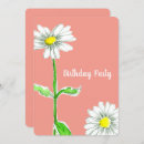 Search for yellow daisy invitations White flowers