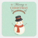 Search for vintage snowmen stickers Winter