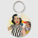 Search for 1950s round key rings Woman