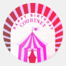 Search for pink tent stickers Circus