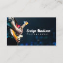 Search for music business cards Guitarist