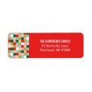 Search for bright return address labels Playful