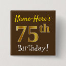 Search for 75th badges 75th birthday party