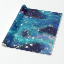 Search for nebula wrapping paper Blue