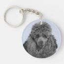 Search for black poodle key rings Puppy