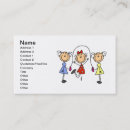 Search for stick figures business cards Cute