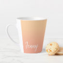 Search for plain orange mugs Ombre