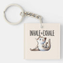 Search for yoga cat key rings Namaste