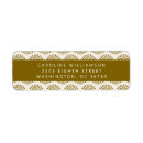 Search for art nouveau return address labels Elegant