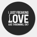 Search for ax stickers Axe thrower