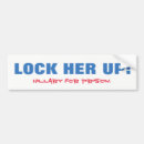 Search for for her bumper stickers Lock her up