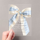 Search for gingham pattern invitations Mother to be