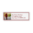 Search for red cardinal return address labels Mail