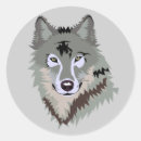 Search for wolf face stickers Animal