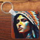 Search for native american key rings Warrior