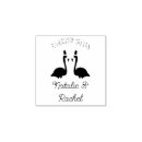 Search for pink flamingo rubber stamps Flamingos