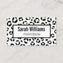 Search for leopard print business cards Qr code