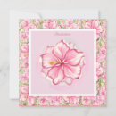 Search for pink hibiscus invitations Party