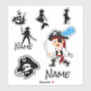 Search for pirate and mermaid stickers Boy
