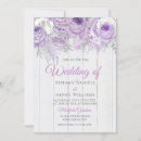 Search for rustic lavender wedding invitations Purple