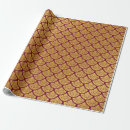Search for mermaid scales wrapping paper Gold