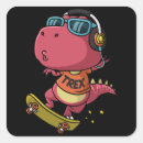 Search for funny skateboard stickers Dinosaur