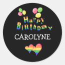 Search for bright happy birthday stickers Watercolor