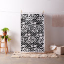 Search for bold abstract pattern fabric Black and white