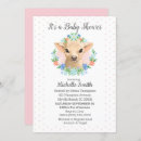 Search for cow baby shower invitations Pink