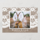 Search for burlap save the dates Rustic