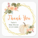 Search for thank you pumpkins stickers Watercolor pumpkin