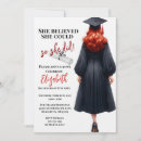 Search for red black graduation invitations Doctor