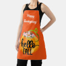 Search for elegant thanksgiving aprons Orange